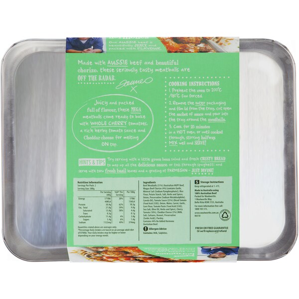 Created With Jamie Meatballs Beef & Wagyu Chorizo 600g