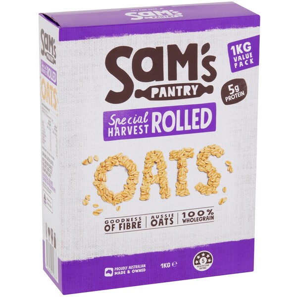 Sam's Pantry Special Harvest Rolled Oats 1kg