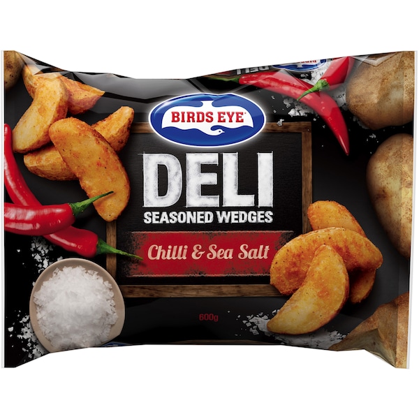Birds Eye Deli Potato Wedges Chilli & Sea Salt 600g
