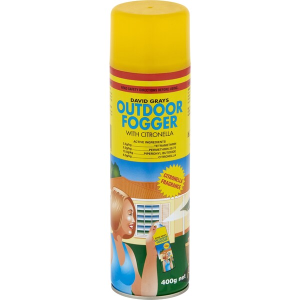 David Gray's Outdoor Fogger With Citronella Spray 400g