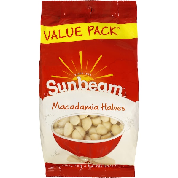 Sunbeam Macadamia Halves 320g