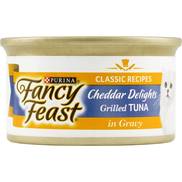 Fancy Feast Adult Cat Food Cheddar Tuna 85g