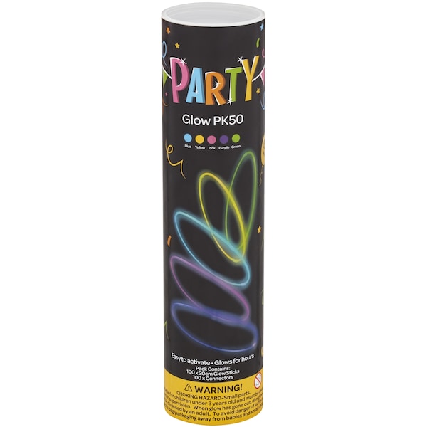 New Year's Eve Glow Sticks 50 Pack