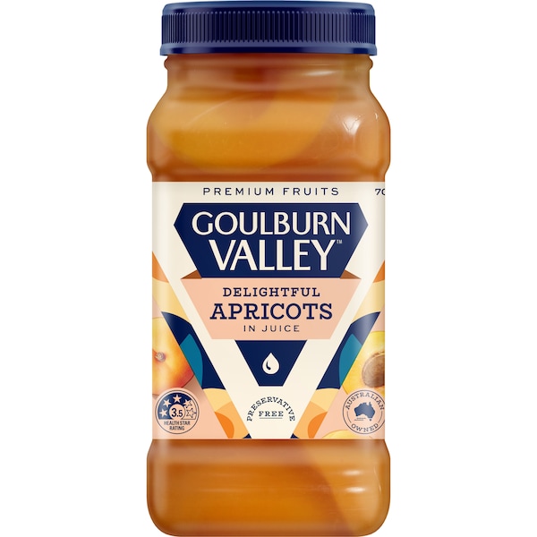 Goulburn Valley Apricot Halves In Juice 700g