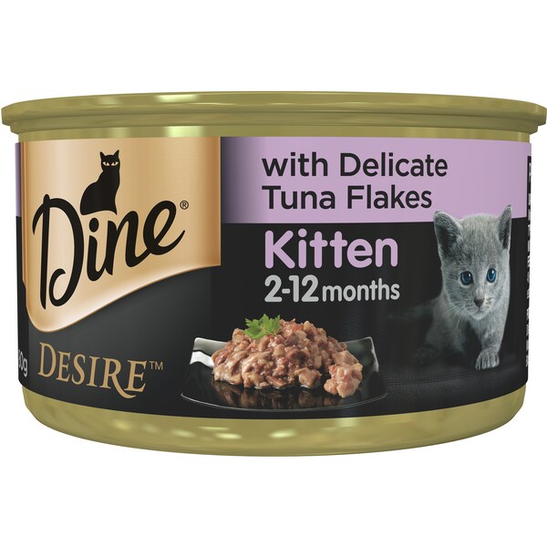 Dine Desire Kitten Food Delicate Tuna Flakes 80g