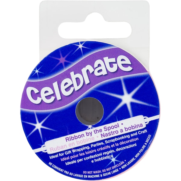 Celebrate Satin Ribbons Baby Pink 13mmx6m