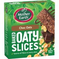 Mother Earth Baked Oat Slices Chocolate Oats