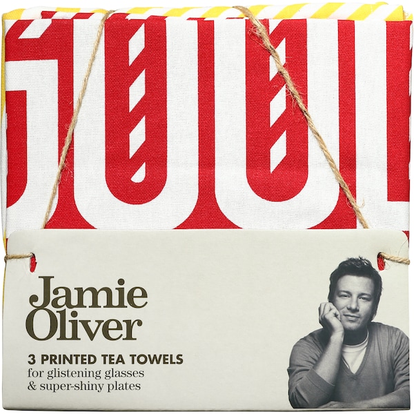 Jamie Oliver Tea Towel Set 3 Pack