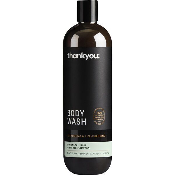 Thankyou. Body Wash - Botanical Mint & Spring Flowers 500mL