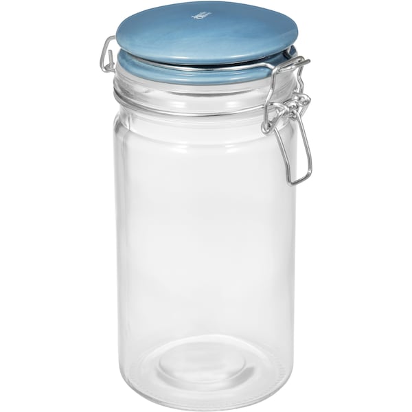 Jamie Oliver Medium Pop Jar Blue Lid Each