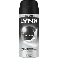 Lynx 72hr Deodorant Body Spray Black