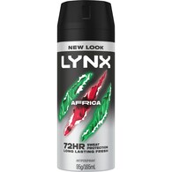 Lynx 72hr Deodorant Body Spray Africa