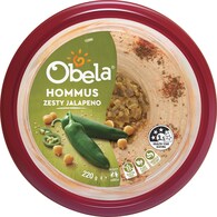 Obela Hommus Dip With Zesty Jalapenos