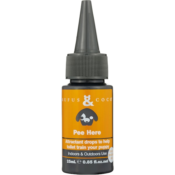 Rufus & Coco Training Pee Here Organic Oil Drops 25ml