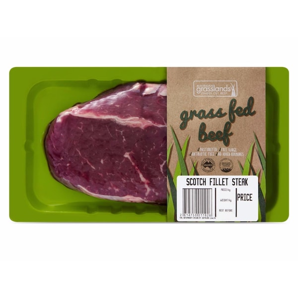 Grasslands Grassfed Scotch Fillet Steak 190g - 460g