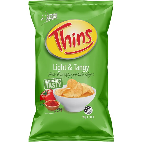 Thins Light & Tangy 90g