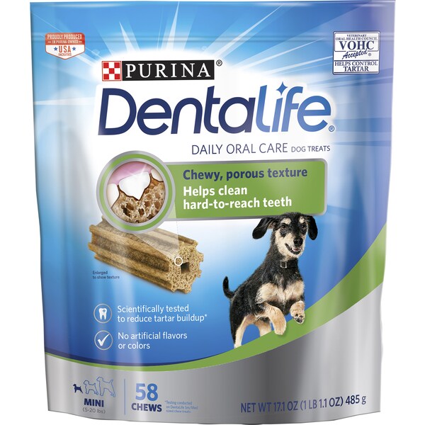 Dentalife Adult Mini Breed Dog Dental Treats 58 Pack