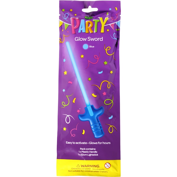Woolworths Party Costume Glow Sword Wand each