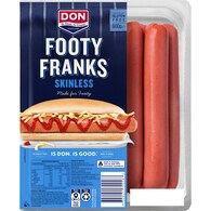 Don Footy Frankfurts Skinless