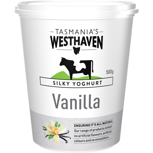 Westhaven Silky Vanilla Yoghurt 500g