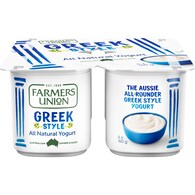 Farmers Union Greek Yoghurt Punnets