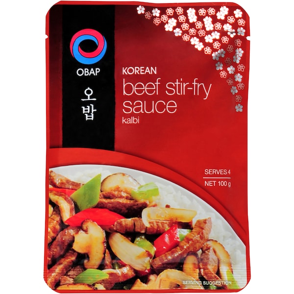 Obap Stir Fry Sauce Korean Beef 100g