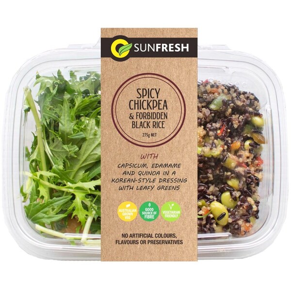 Woolworths Spicy Chickpea & Black Rice Cafe Plate 275g
