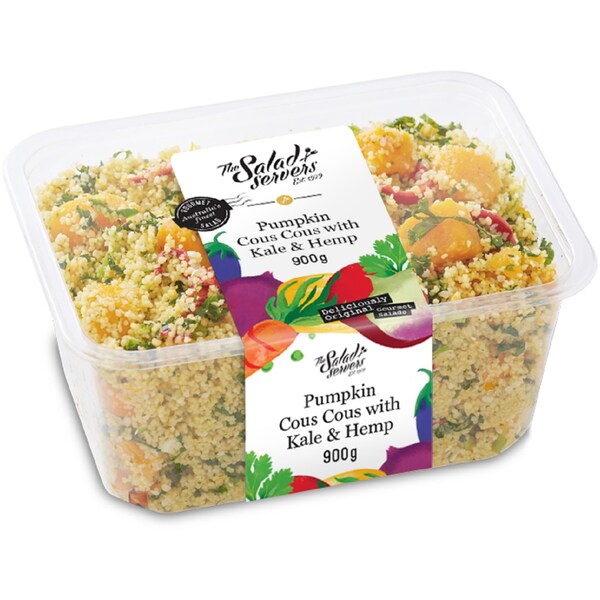 Woolworths Pumpkin Cous Cous With Kale & Hemp Salad 900g