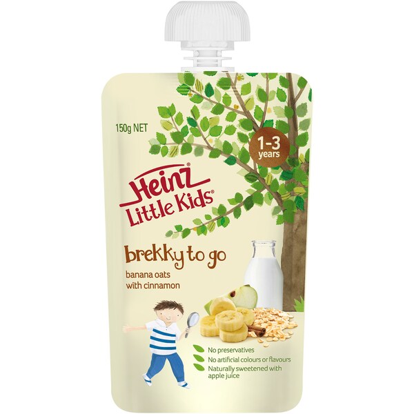 Heinz Little Kids Banana Oats With Cinnamon Toddler 1-3 Years 150g