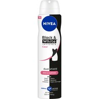 Nivea Black & White Invisible Clear Aerosol Deodorant