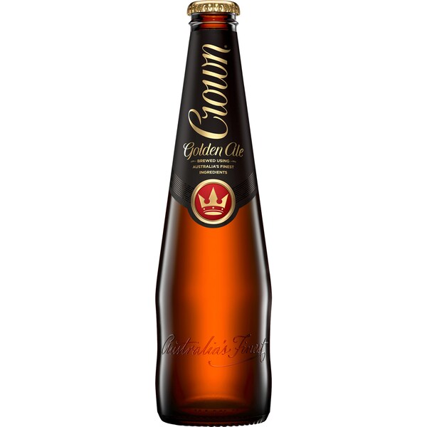 Crown Golden Ale Stubbie 375ml Single