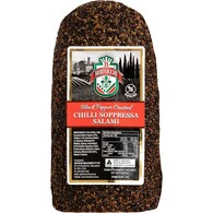 Bertocchi Chilli Soppressa Salami Sliced From The Deli
