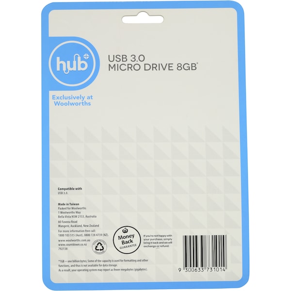 Hub Storage Usb 3.0 Micro Drive 8gb Each