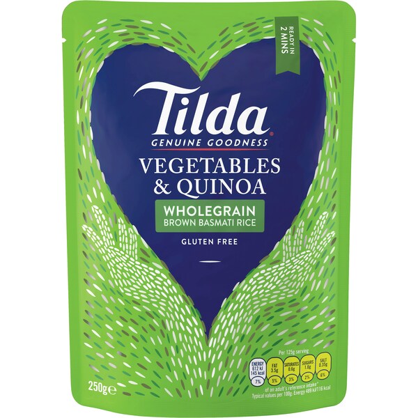 Tilda Vegetables & Quinoa Rice 250g