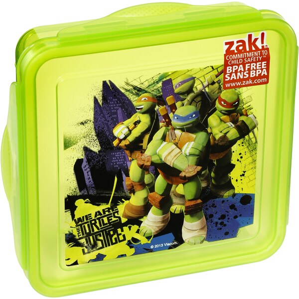 Zak Teenage Mutant Ninja Turtles Sandwich Container Each