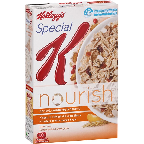 Kellogg's Special K Apricot & Almond Nourish 400G