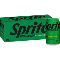 Sprite Zero Sugar Lemonade Soft Drink Cans