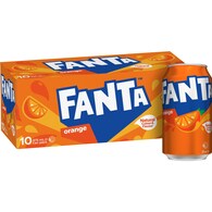 Fanta Orange Soft Drink Cans