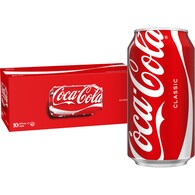 Coca-Cola Classic Soft Drink Cans