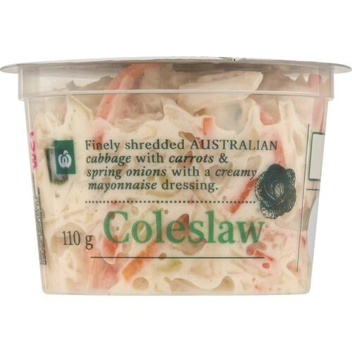Woolworths Classic Coleslaw 110g bunch