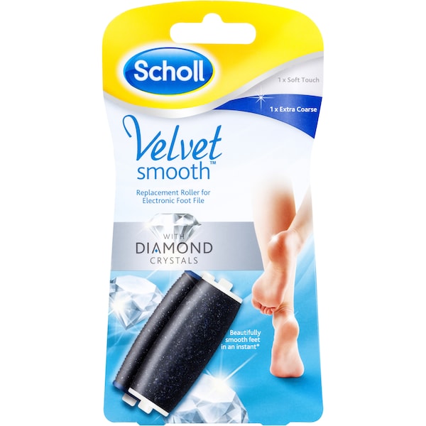 Scholl Foot Care Velvet Smooth Refill 2 Pack