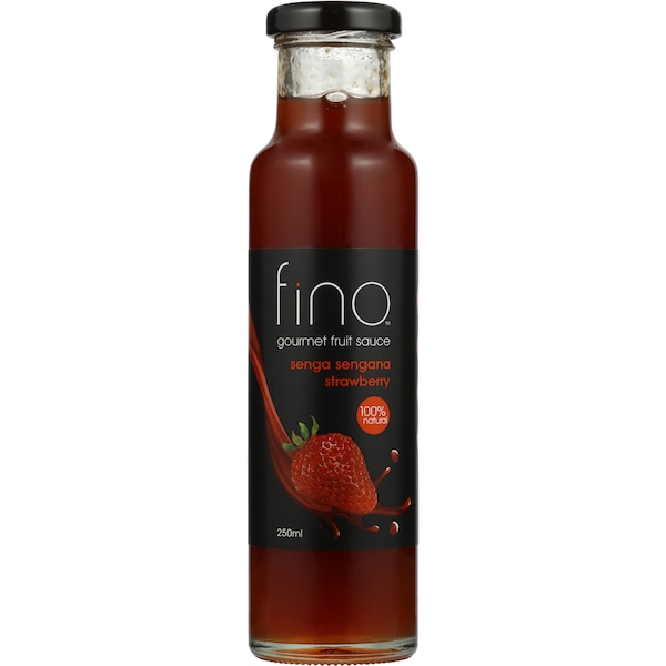 Fino Premium Strawberry Sauce 250ml