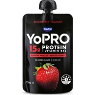 YoPRO Protein Yoghurt Pouch Strawberry