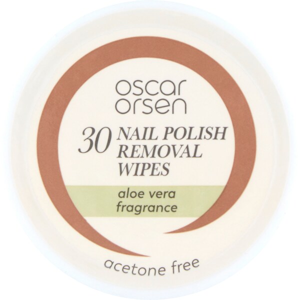 Oscar Orsen Nail Polish Remover Wipes 30 pack