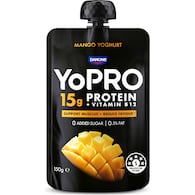 YoPRO Protein Yoghurt Pouch Mango