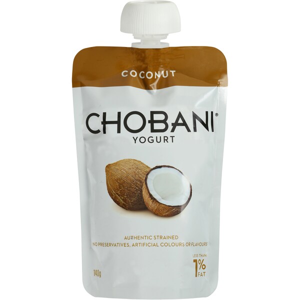 Chobani Coconut Yoghurt Pouch 140g