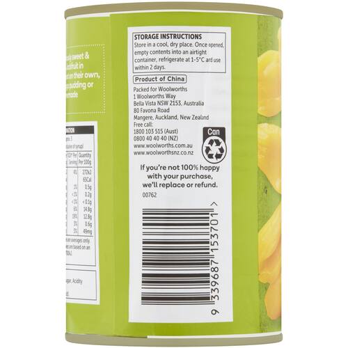 Woolworths Canned Yellow Jackfruit 425g bunch