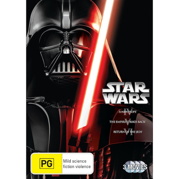 Star Wars Dvd Original Trilogy 3 Disc Set