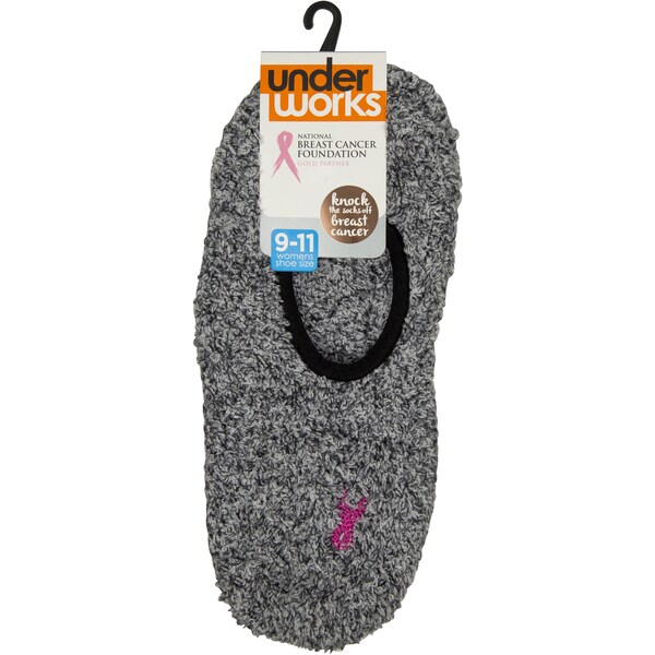 Underworks Slip On Home Socks 9-11 Each