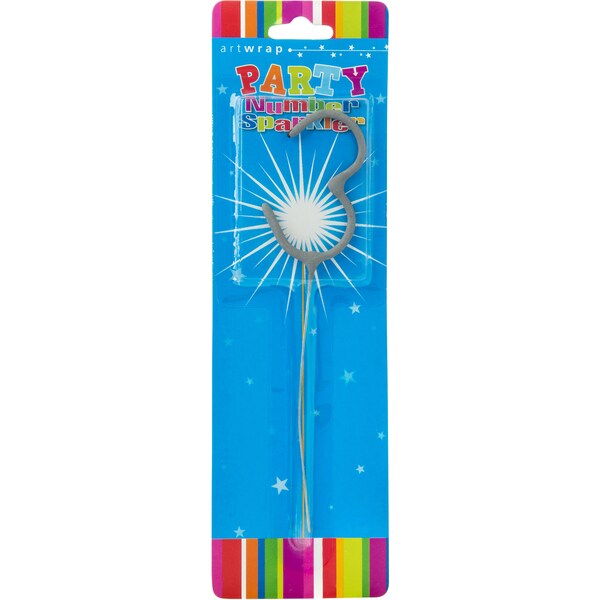 Artwrap Party Candle Sparkler 3 each